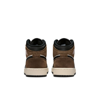 (GS) AIR JORDAN 1 MID "BLACK/PHANTOM-PALOMINO" DQ8423-007