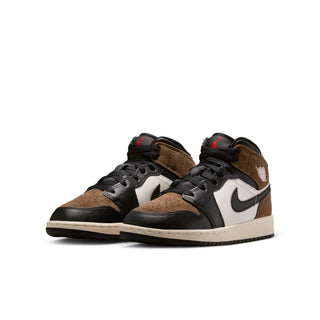 (GS) AIR JORDAN 1 MID "BLACK/PHANTOM-PALOMINO" DQ8423-007