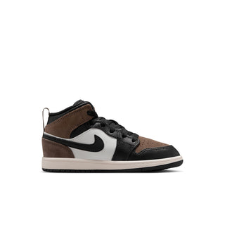 (PS) AIR JORDAN 1 MID "BLACK/PHANTOM-PALOMINO-UNIVERSITY RED" DQ8424-007
