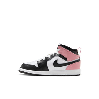 (PS) JORDAN 1 MID "WHITE/BLACK-RUST PINK" DQ8424-100