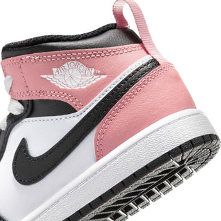 (PS) JORDAN 1 MID "WHITE/BLACK-RUST PINK" DQ8424-100