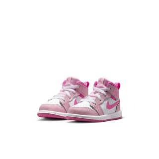 (TD) AIR JORDAN 1 MID 'PINK FOAM/PINK FOAM-CHINA ROSE-WHITE' DQ8425-601