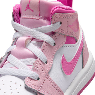 (TD) AIR JORDAN 1 MID 'PINK FOAM/PINK FOAM-CHINA ROSE-WHITE' DQ8425-601