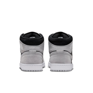 MEN'S AIR JORDAN 1 MID "LT SMOKE GREY/WHITE-BLACK" DQ8426-008