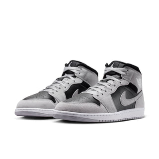 MEN'S AIR JORDAN 1 MID "LT SMOKE GREY/WHITE-BLACK" DQ8426-008
