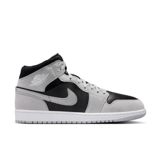 MEN'S AIR JORDAN 1 MID "LT SMOKE GREY/WHITE-BLACK" DQ8426-008
