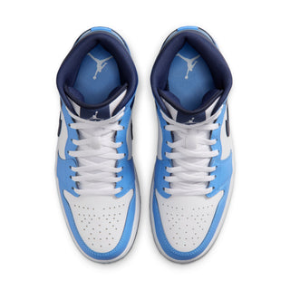 MEN'S AIR JORDAN 1 MID "UNIVERSITY BLUE/MIDNIGHT NAVY" DQ8426-405