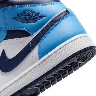 MEN'S AIR JORDAN 1 MID "UNIVERSITY BLUE/MIDNIGHT NAVY" DQ8426-405