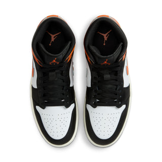 MEN'S JORDAN 1 MID BLACK TOE "STARFISH" DQ8426-801