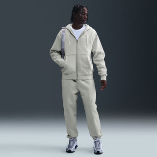 MEN'S NIKE SOLO SWOOSH FULL-ZIP HOODIE "LIGHT BONE" DR0403-072