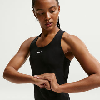 WOMEN'S NIKE SWOOSH SUPPORT PADDED SPORTS BRA TANK BLACK DV9897-010