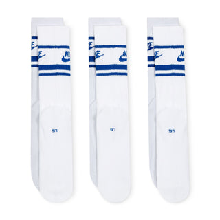 NIKE EVERYDAY ESSENTIAL CREW SOCKS (3 PAIRS) 'WHITE/BLUE' DX5089-105