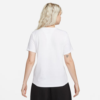 WOMEN'S NIKE SPORTSWEAR CLUB ESSENTIALS T-SHIRT "WHITE/BLACK" DX7902-100