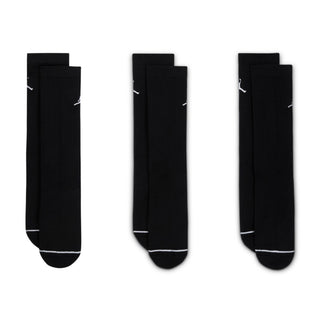 JORDAN EVERYDAY CREW SOCK 3 PACK 'BLACK' DX9632-010