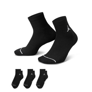Lot de 3 paires de chaussettes Air Jordan 3/4 cheville Noir DX9655-010