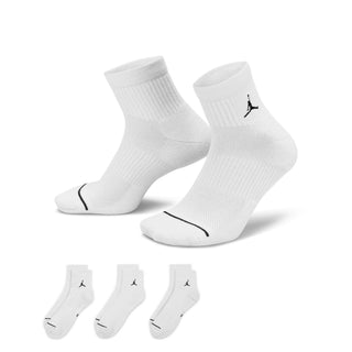 Lot de 3 paires de chaussettes Air Jordan Cushion Ankle Socks Blanc DX9656 100