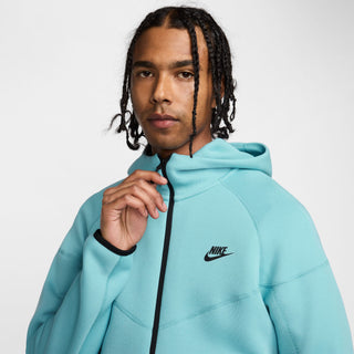 MEN'S NIKE TECH FLEECE JACKET 'DENIM TURQUOISE/BLACK' FB7921-464