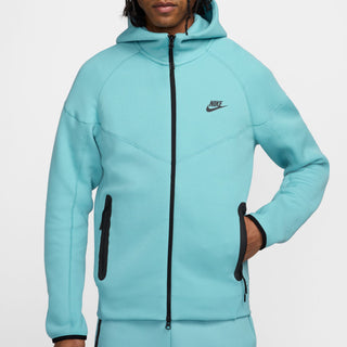 MEN'S NIKE TECH FLEECE JACKET 'DENIM TURQUOISE/BLACK' FB7921-464