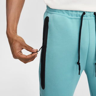MEN'S NIKE TECH FLEECE PANTS 'DENIM TURQUOISE/BLACK' FB8002-464
