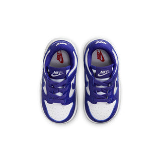 (TD) Nike Dunk Low WHITE/CONCORD-UNIVERSITY RED FB9107-106