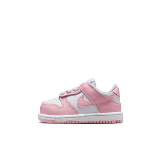 (TD) NIKE DUNK LOW "WHITE/MED SOFT PINK" FB9107-125