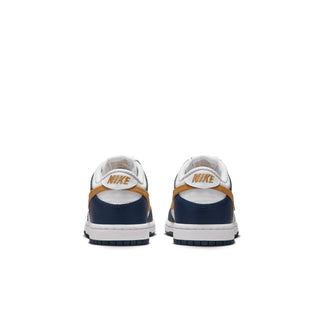 (PS) NIKE DUNK LOW 'WHITE/WHEAT-MIDNIGHT NAVY' FB9108-111