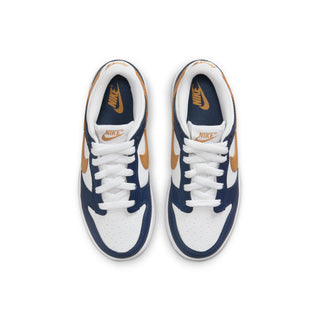 (PS) NIKE DUNK LOW 'WHITE/WHEAT-MIDNIGHT NAVY' FB9108-111