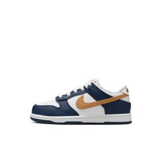 (PS) NIKE DUNK LOW 'WHITE/WHEAT-MIDNIGHT NAVY' FB9108-111