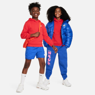 KID'S NIKE CLUB FLEECE PULLOVER HOODIE "RED" FD3000-657