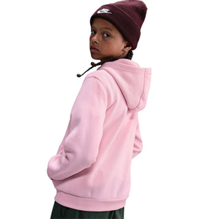 KID'S NIKE CLUB FLEECE PULLOVER HOODIE "PINK" FD3000-690