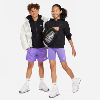 KID'S NIKE SPORTSWEAR CLUB FLEECE "BLACK/WHITE" ZIP HOODIE FD3004-010