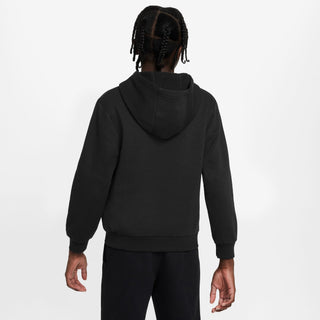 KID'S NIKE SPORTSWEAR CLUB FLEECE "BLACK/WHITE" ZIP HOODIE FD3004-010