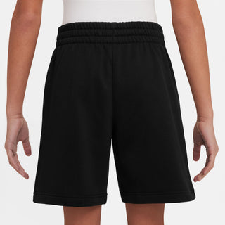 BIG KID'S NIKE SPORTSWEAR CLUB FLEECE FRENCH TERRY SHORTS "BLACK/WHITE" FD3015-010