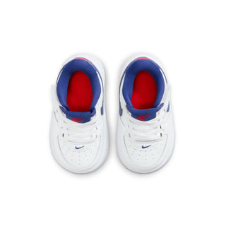(TD) NIKE FORCE 1 LOW EASYON « BLANC ET BLEU ROYAL PROFOND » FN0236-119