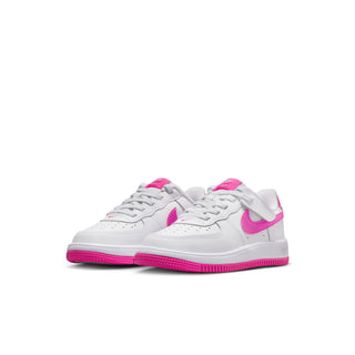 NIKE PS AIR FORCE 1 BASSE EASYON "BLANC LASER FUCHSIA" FN0237-102
