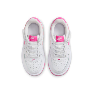 NIKE PS AIR FORCE 1 BASSE EASYON "BLANC LASER FUCHSIA" FN0237-102