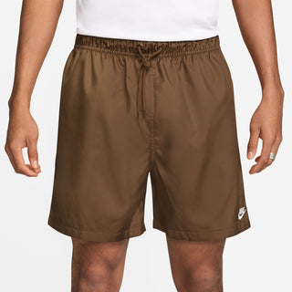 MEN'S NIKE CLUB FLOW SHORTS "MOSSWOOD BROWN/WHITE" FN3307-235
