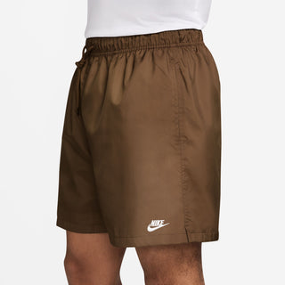 MEN'S NIKE CLUB FLOW SHORTS "MOSSWOOD BROWN/WHITE" FN3307-235