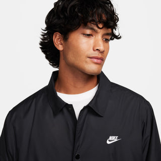 MEN'S NIKE FUTURA CLUB RELAXED COACHES JACKET 'BLACK' FN3316-010