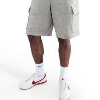 MEN'S NIKE CLUB FLEECE CARGO SHORTS "GREY HEATHER" FN3525-063
