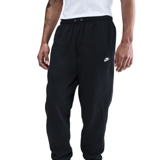 MEN'S NIKE CLUB CUFFED BRUSHED FLEECE PANTS 'BLACK' FN3808-010
