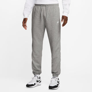 MEN'S NIKE CLUB CUFFED BRUSHED FLEECE PANTS 'DARK HEATHER GREY' FN3808-063