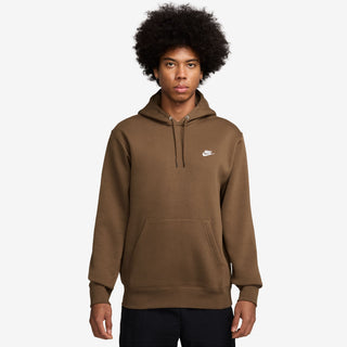 MEN'S NIKE CLUB FLEECE PULLOVER HOODIE "BROWN" FN3859-235
