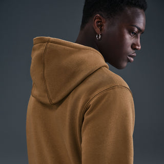 MEN'S NIKE CLUB FLEECE PULLOVER HOODIE "BROWN" FN3859-235