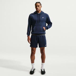MEN NIKE CLUB PULLOVER FLEECE HOODIE NAVY FN3859-451