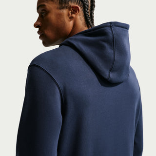 MEN NIKE CLUB PULLOVER FLEECE HOODIE NAVY FN3859-451