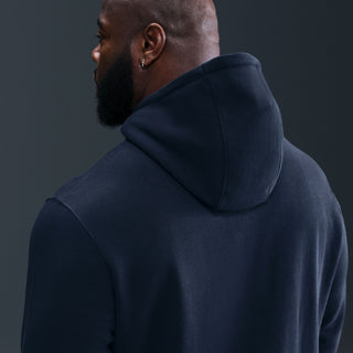 MEN NIKE CLUB PULLOVER FLEECE HOODIE NAVY FN3859-451