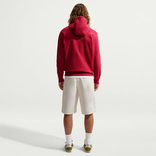 MEN NIKE CLUB FLEECE PULLOVER HOODE TOUGH RED FN3859-608