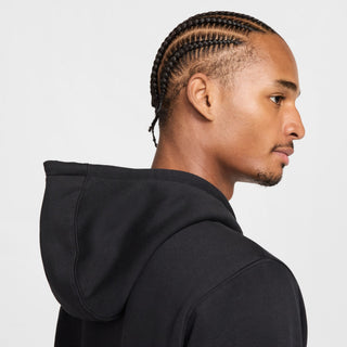 MEN'S NIKE CLUB FLEECE FULL-ZIP HOODIE "BLACK/WHITE" FN3861-010