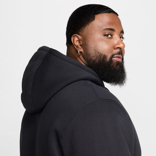 MEN'S NIKE CLUB FLEECE FULL-ZIP HOODIE "BLACK/WHITE" FN3861-010